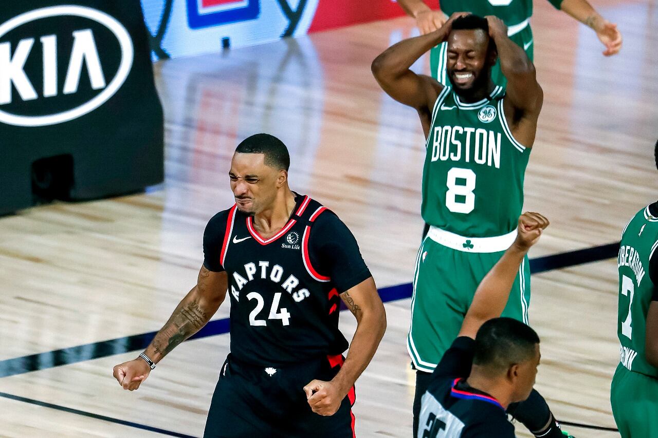 3-3, ho se define el duelo parejo entre Toronto Raptors y Boston Celtics.