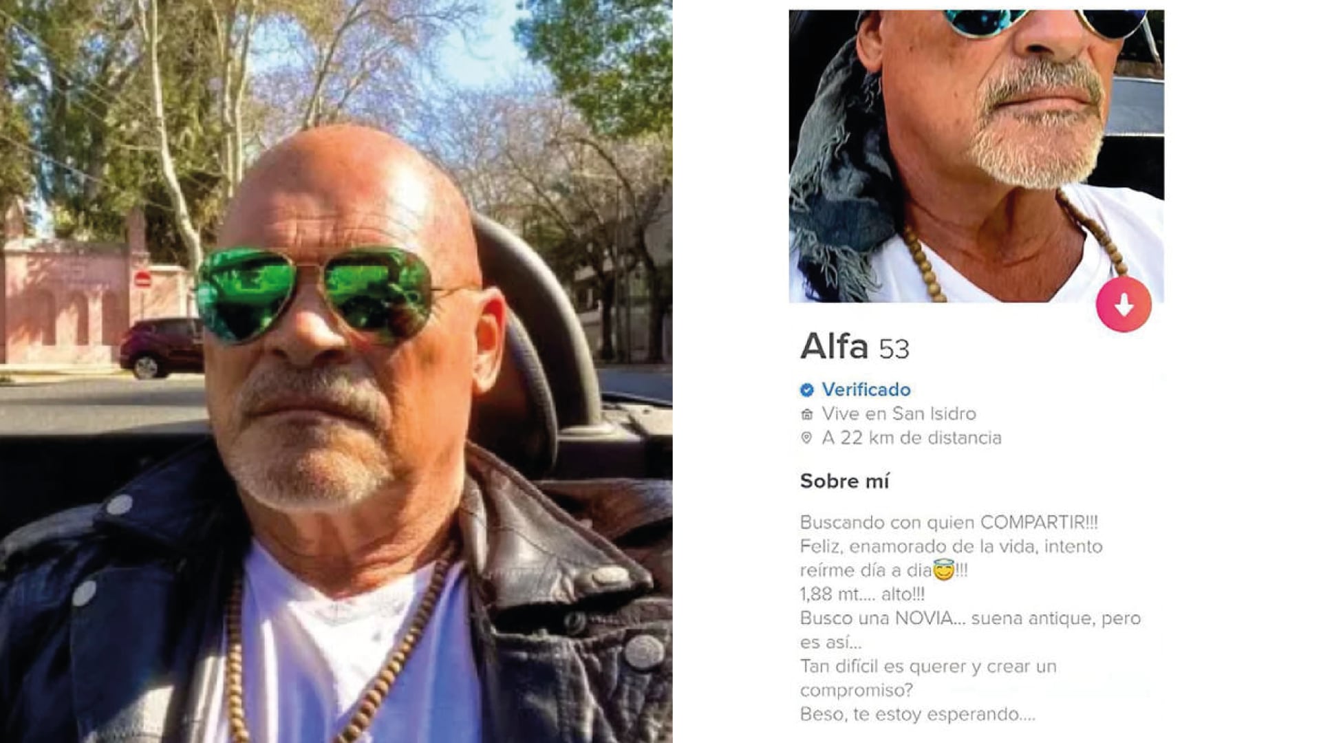 El perfil de Alfa, el señor que dijo conocer al presidente, resucitó a una vaquita de San Antonio y es bastante ignorado por sus compañerxs de casa. Como a todo aquel que es maltratado adentro, afuera es aclamado y querido.  