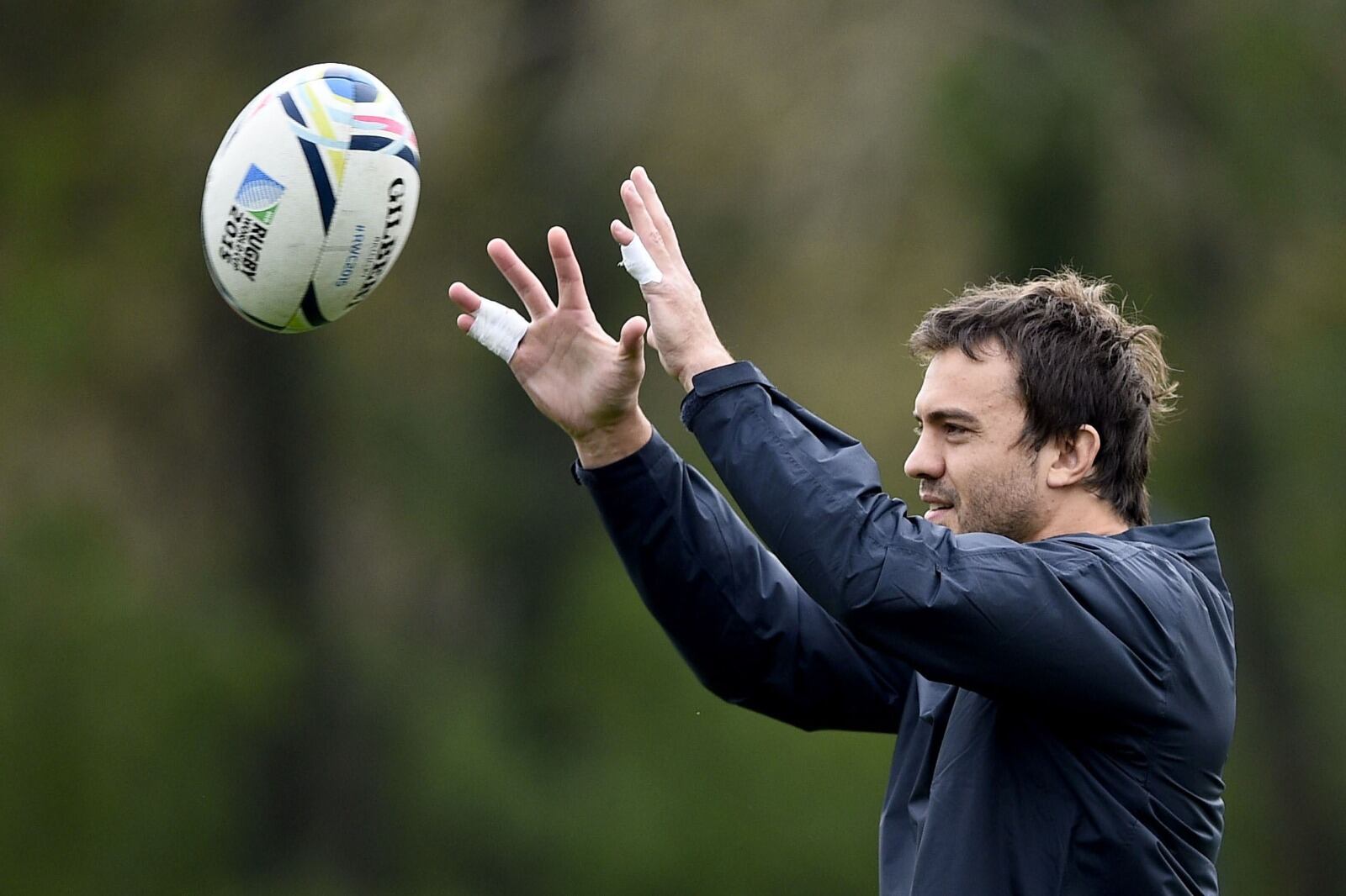Juan Martín Hernández, entre las glorias del rugby mundial.