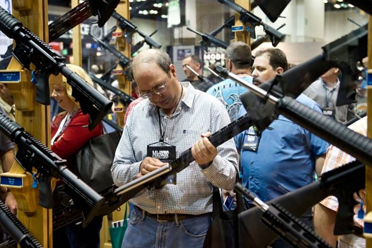 La fiscal James, durante el anuncio de hoy contra la NRA.