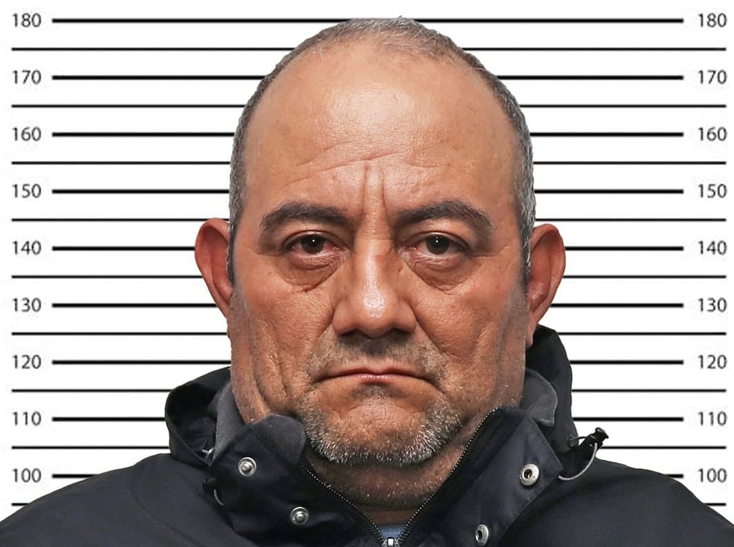El jefe de la banda criminal Clan del Golfo, Dairo Antonio Úsuga David, alias Otoniel, el día de su captura / Policía