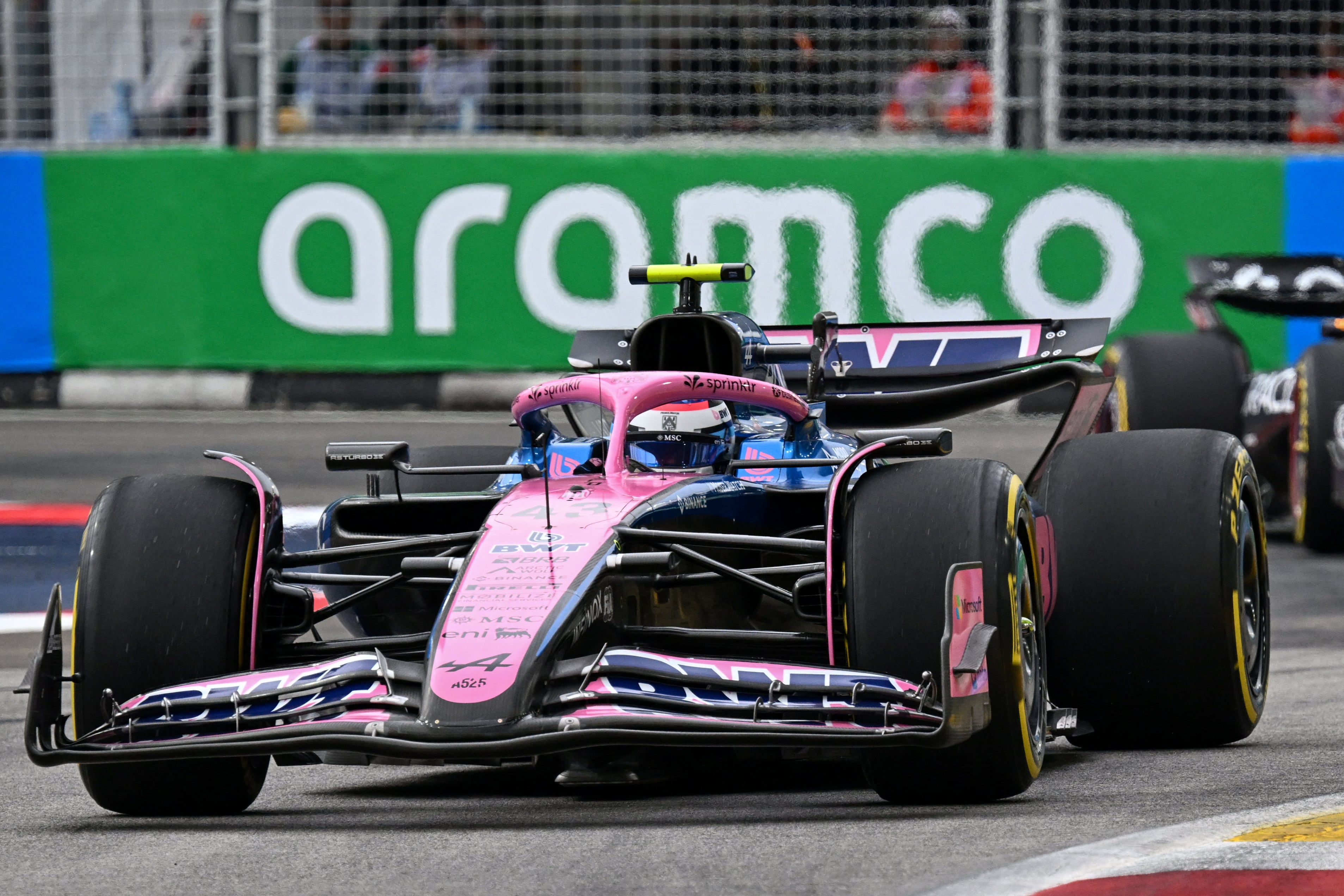 Colapinto, a bordo de su monoplaza