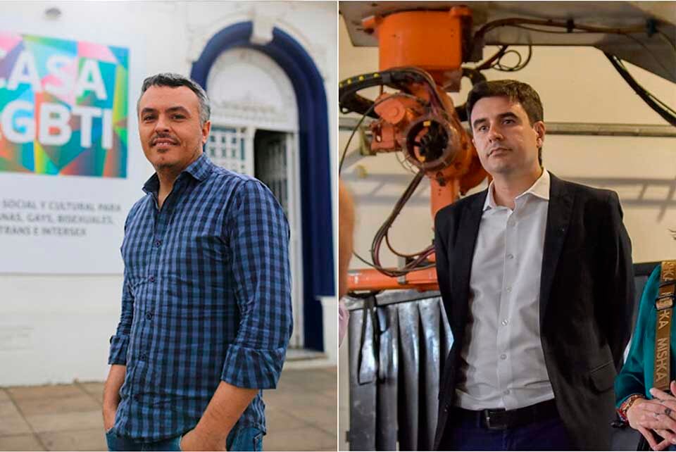 Esteban Paulón, del PS y Eduardo Toniolli, de Unión por la Patria.