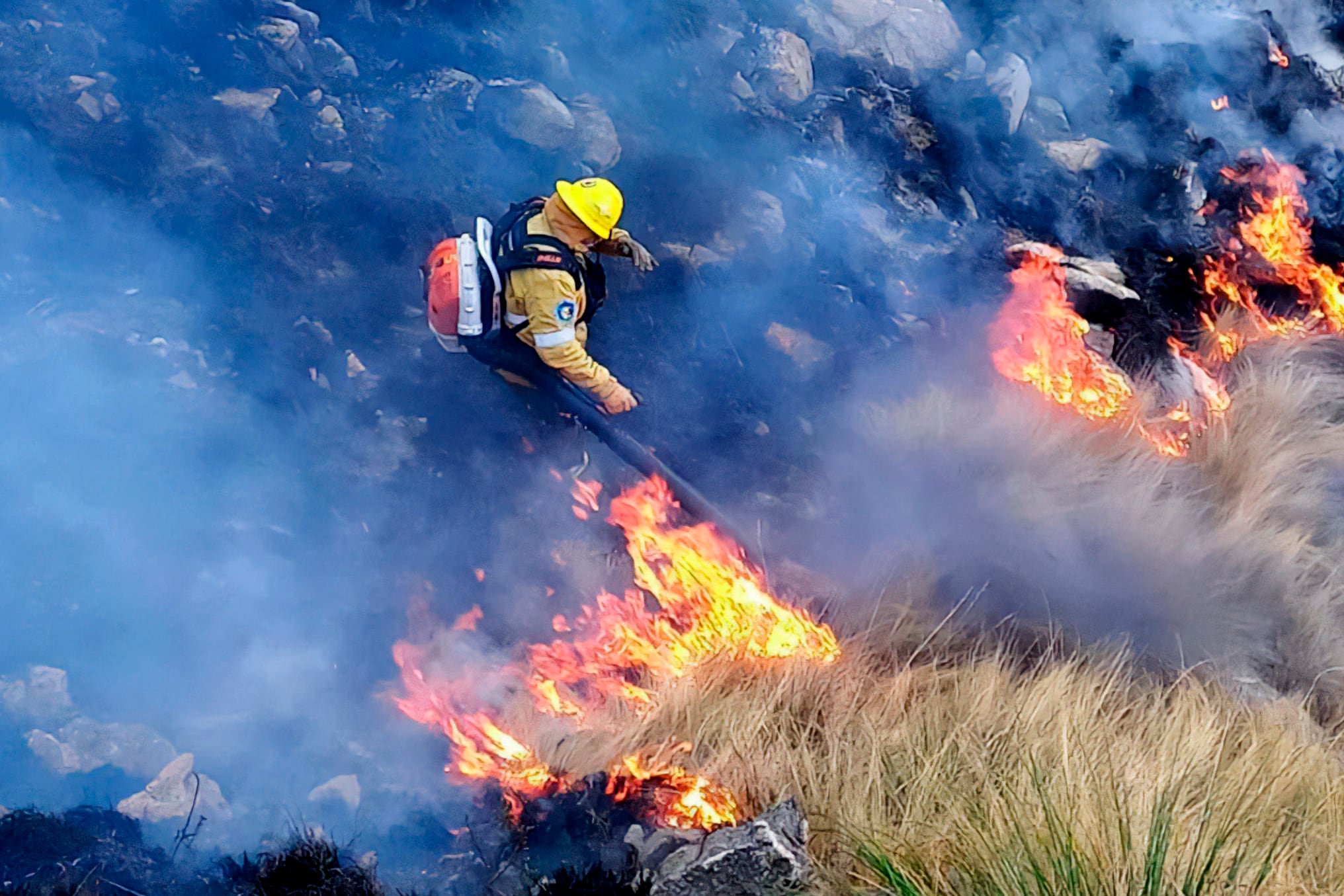 La solución definitiva llegará con la lluvia.