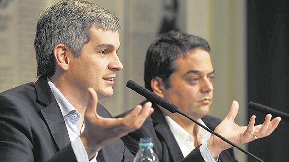Los ministros Marcos Peña y Jorge Triaca se reunieron con la cúpula de la CGT.
