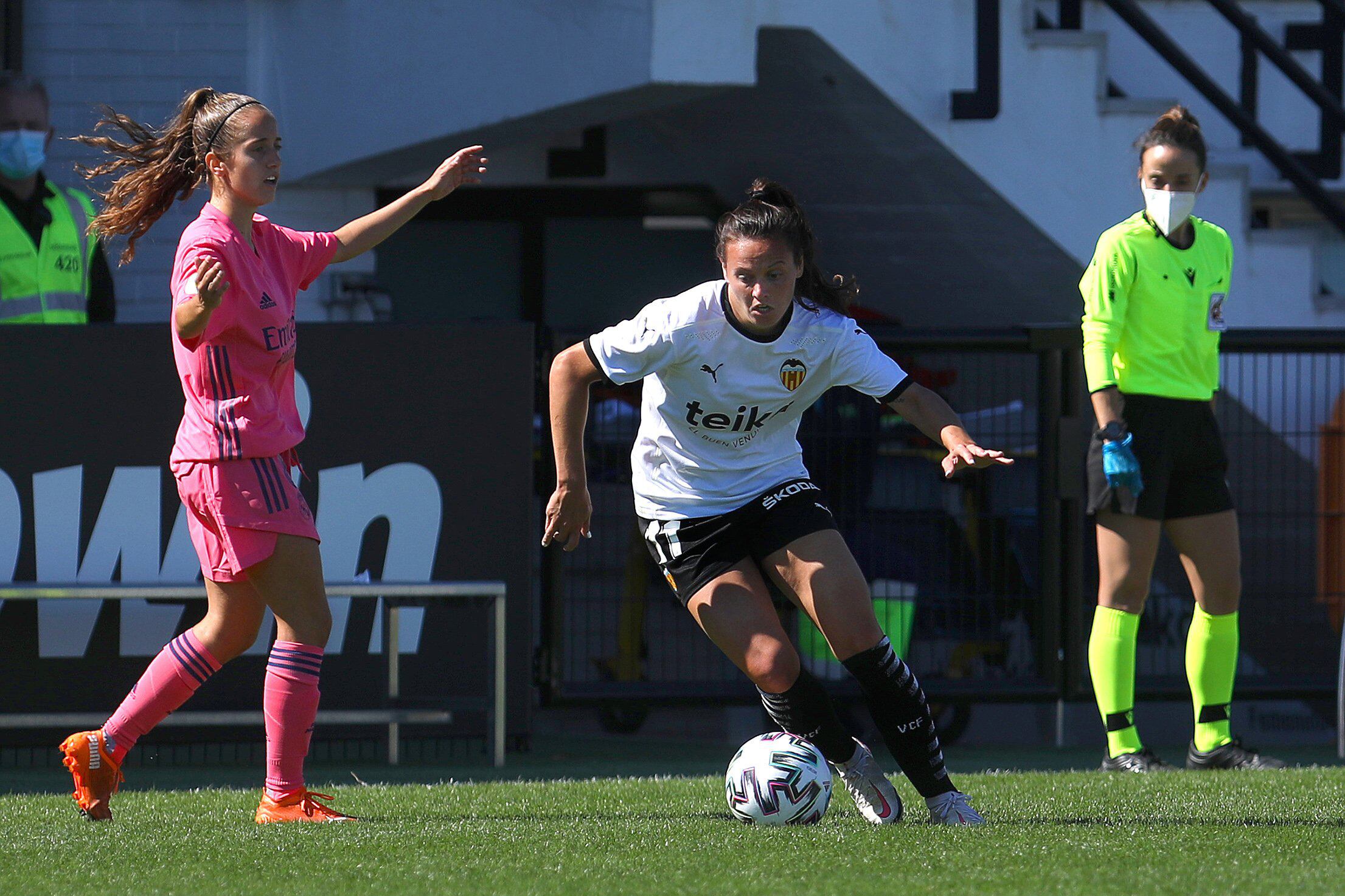 Bonsegundo, en una Valencia-Real Madrid de octubre pasado.