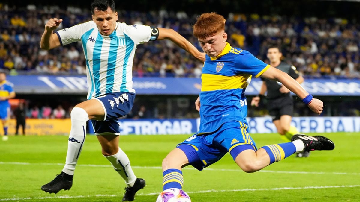 Boca venció 3 a 1 a Racing por la fecha 14 de la Liga Profesional 2023, en el que fue su último enfrentamiento.