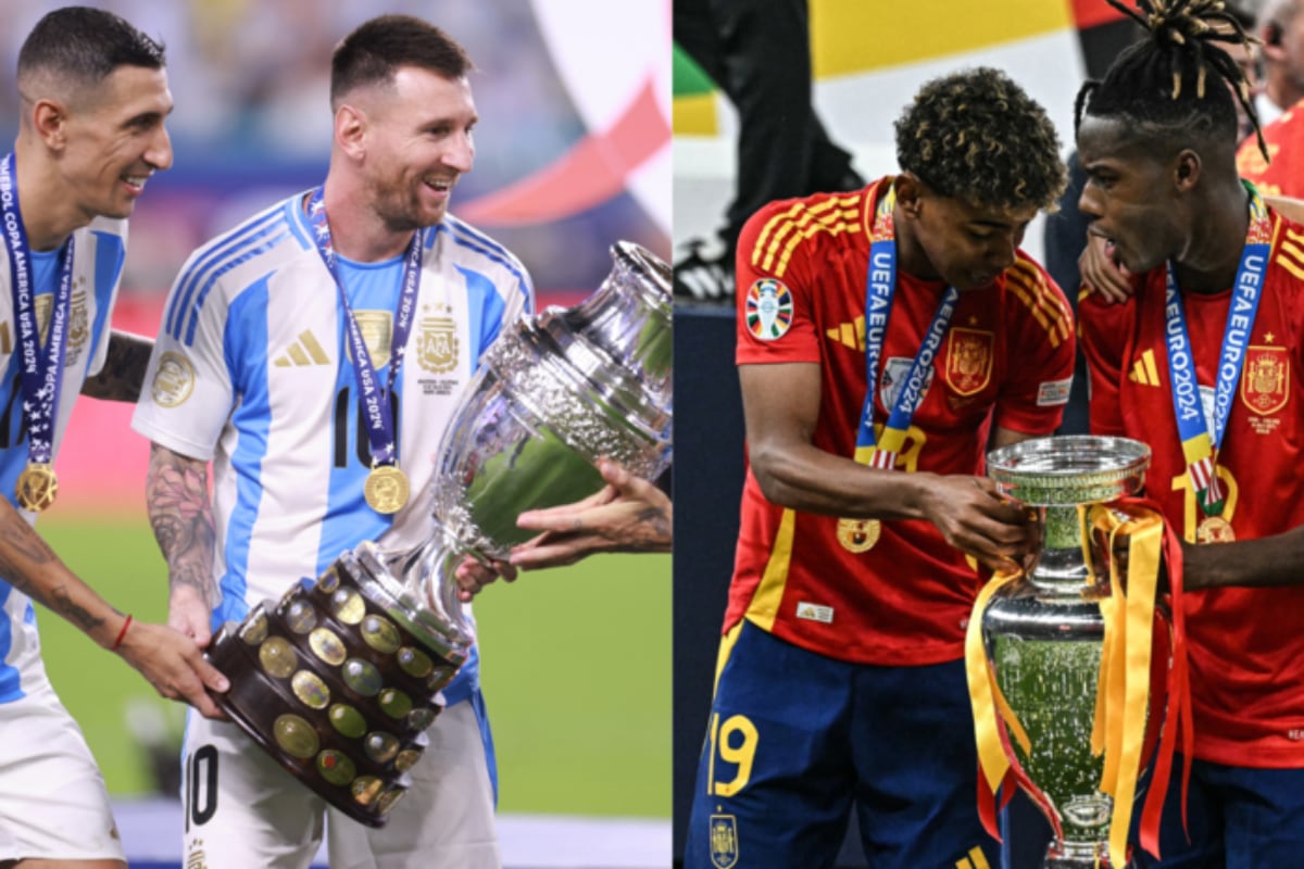 Argentina y España, campeones de América y Europa respectivamente