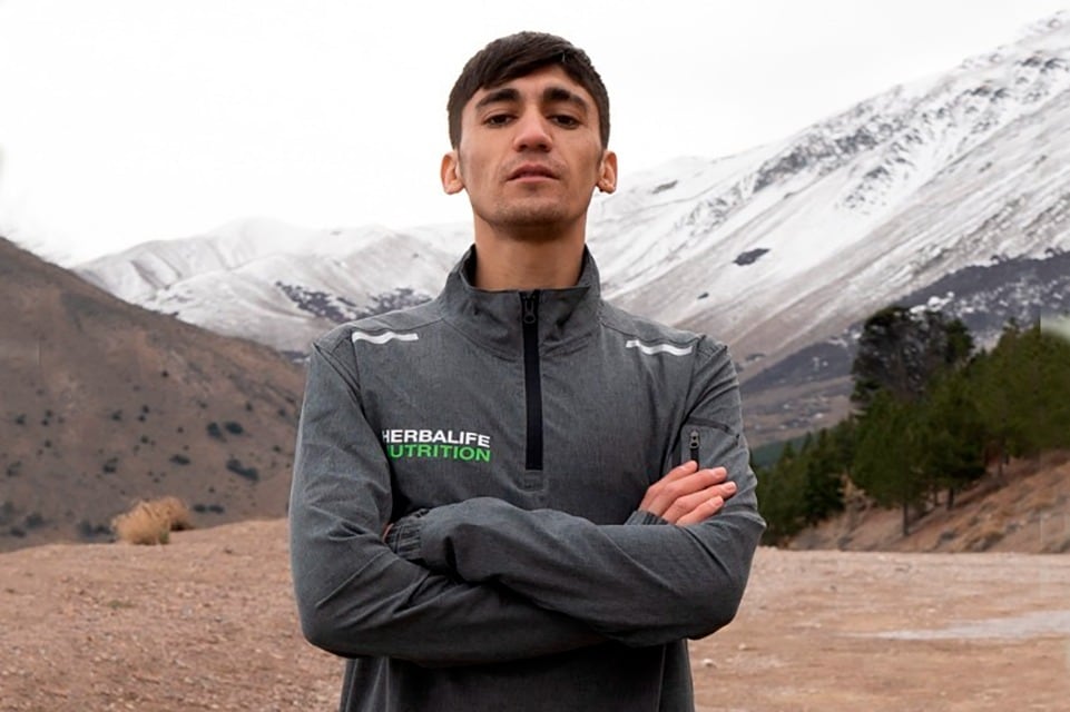 Muñoz durante una jornada de entrenamiento en el sur del país