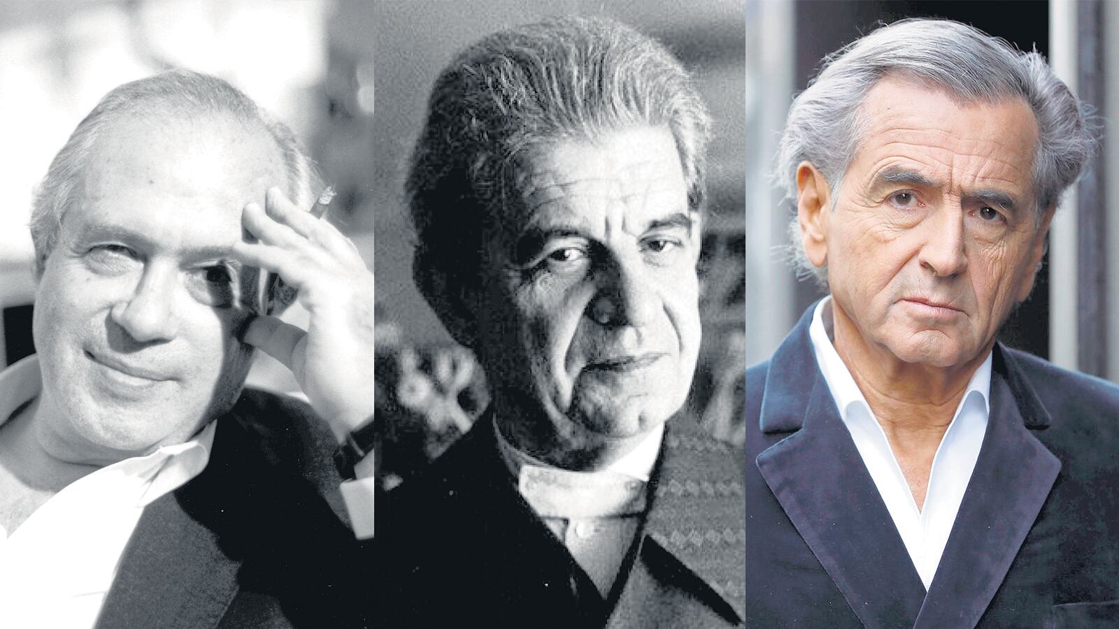 Jacques Alain Miller. Jacques Lacan. Bernard-Henri Lévy.