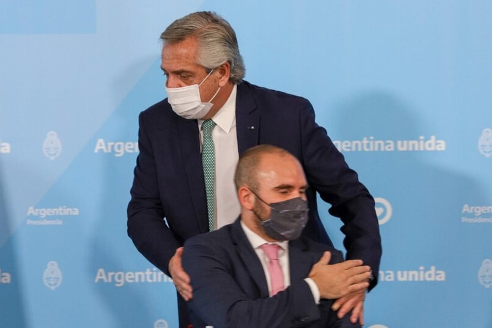 Alberto Fernández y Martín Guzmán.