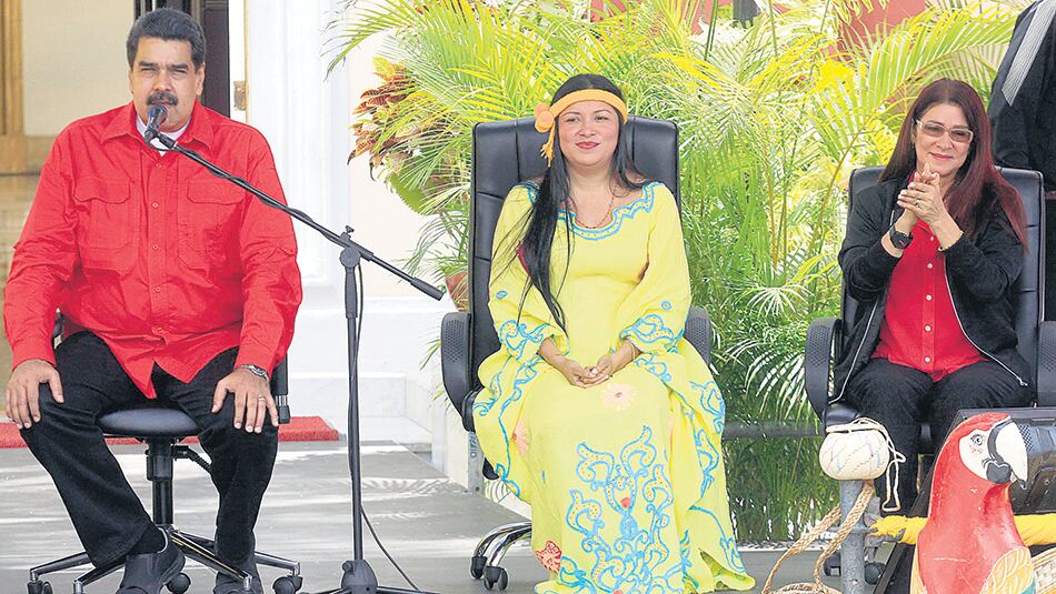 Maduro habló desde Miraflores con motivo del Día de la Resistencia Indígena.