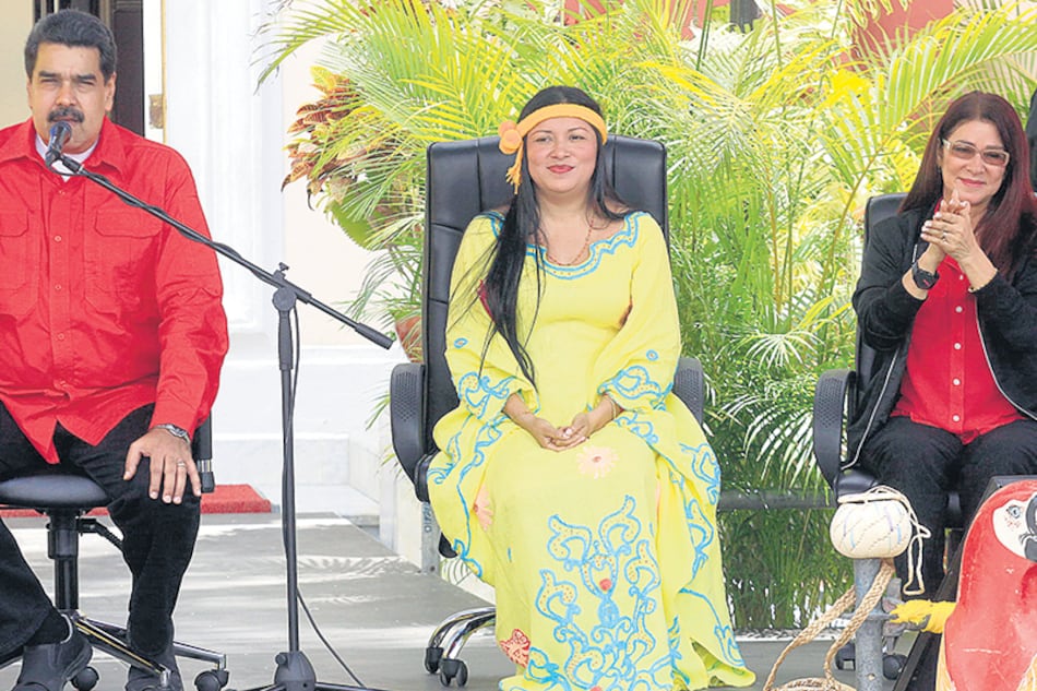 Maduro habló desde Miraflores con motivo del Día de la Resistencia Indígena.