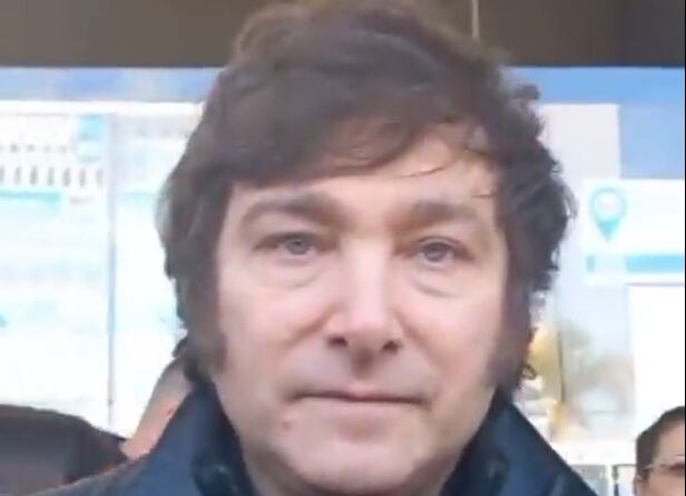 El libertario recorría Tigre junto a Carolina Píparo, candidata a gobernadora de Provincia de Buenos Aires, y Claudio Baumgarten, candidato a intendente del mencionado distrito.