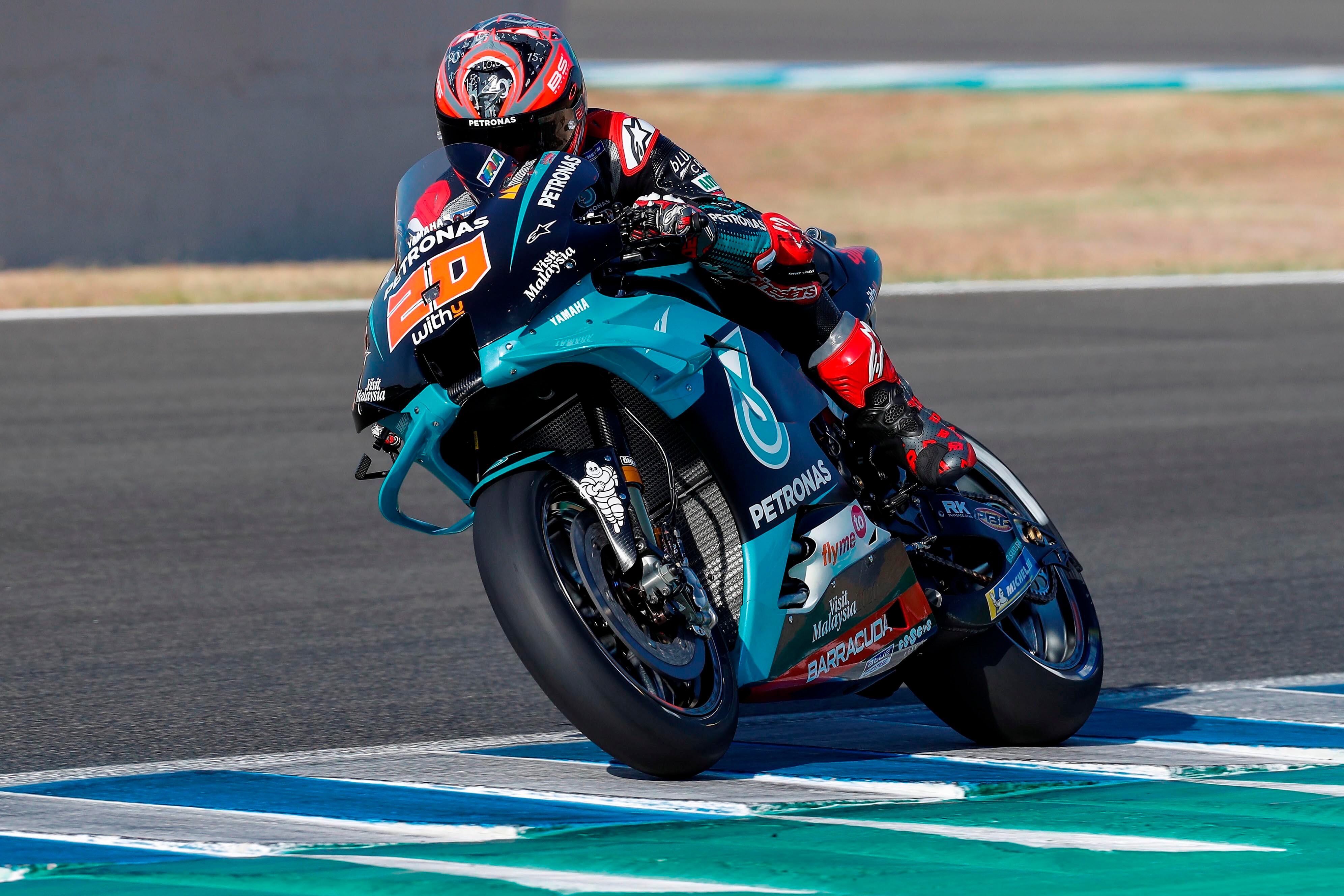 Fabio Quartararo (Yamaha), el más rápido en el Gran Premio de Francia.