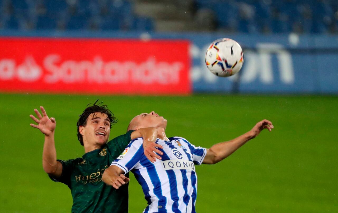 Postal de Huesca-Real Sociedad.