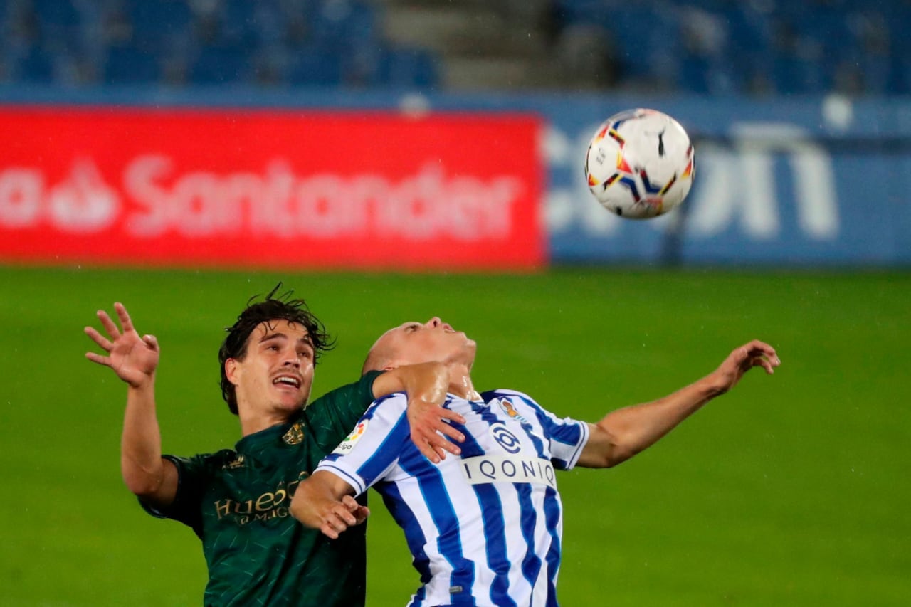 Postal de Huesca-Real Sociedad.