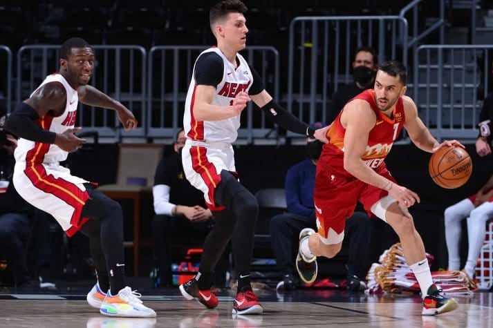 Campazzo jugó 26 minutos en el Ball Center.