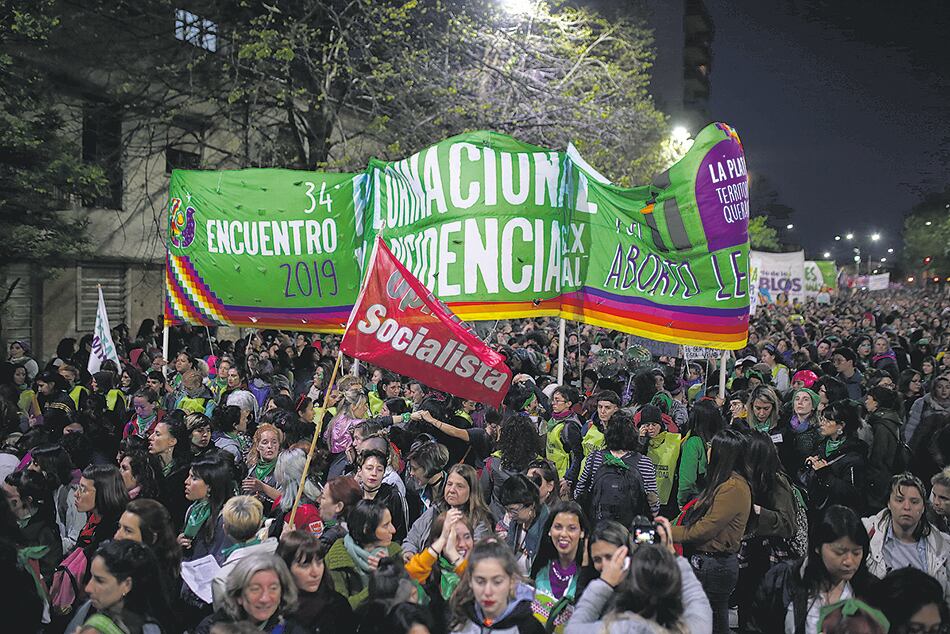 La marcha partió de la 60 y 1 y finalizó en el Estadio Unico