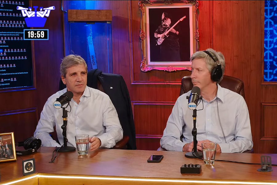 Caputo y Bausili en el programa de Gordo Dan.