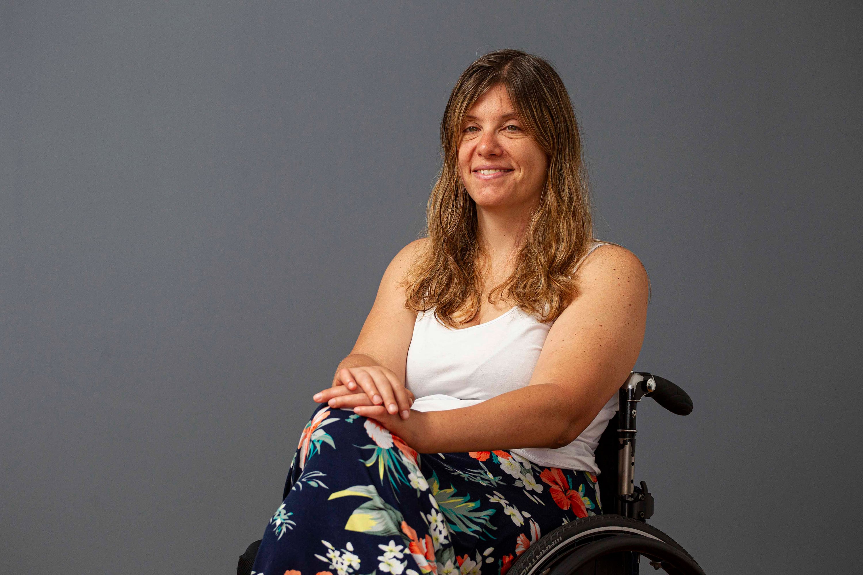 Daniela practicó la natación y el rugby.