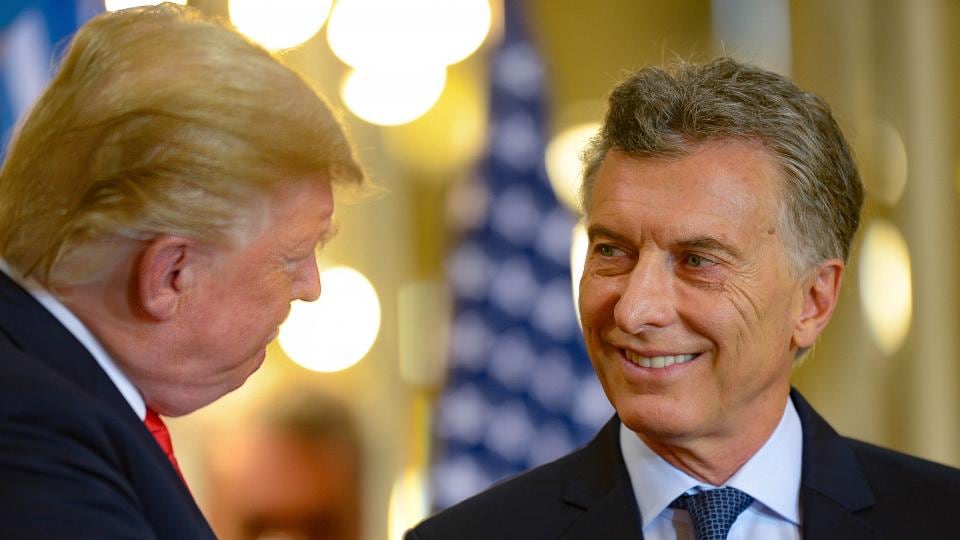 Mauricio Macri y Donald Trump, alineados en la política internacional sobre Medio Oriente.