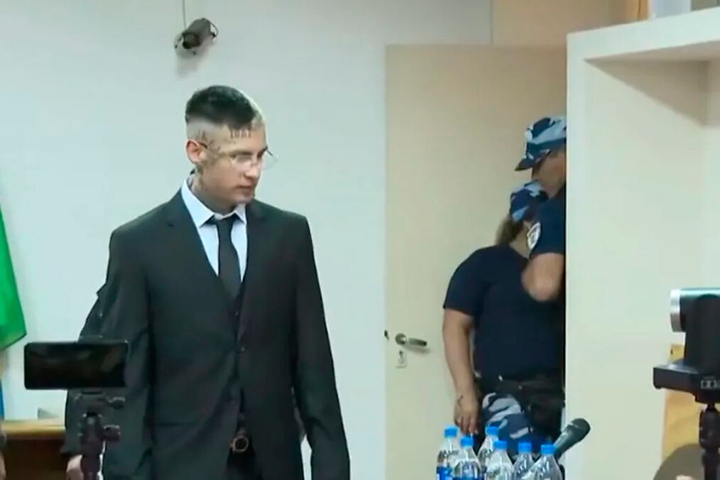 Elián Valenzuela en pleno juicio.