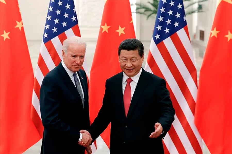 Joe Biden y Xi Jinping.