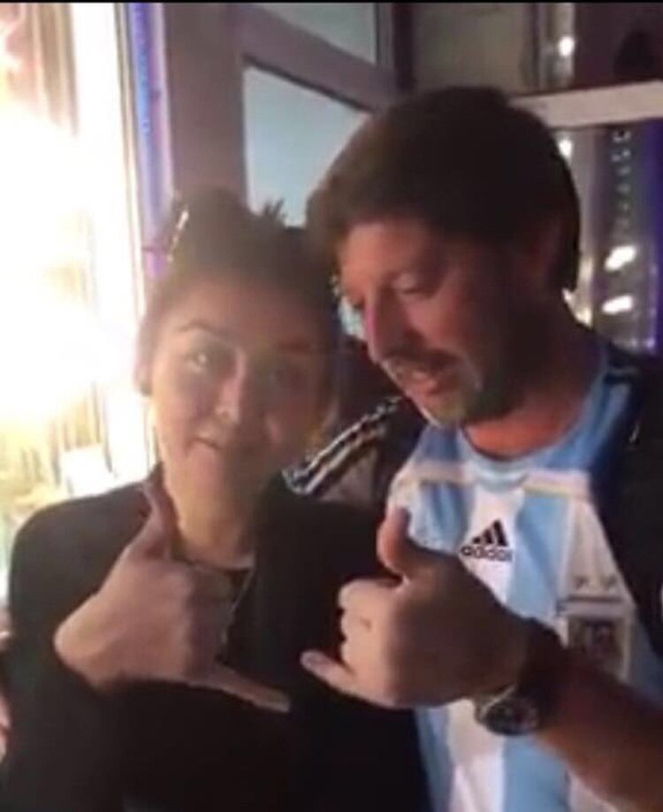 El argentino que se queda queda sin Mundial por un video, en acción.