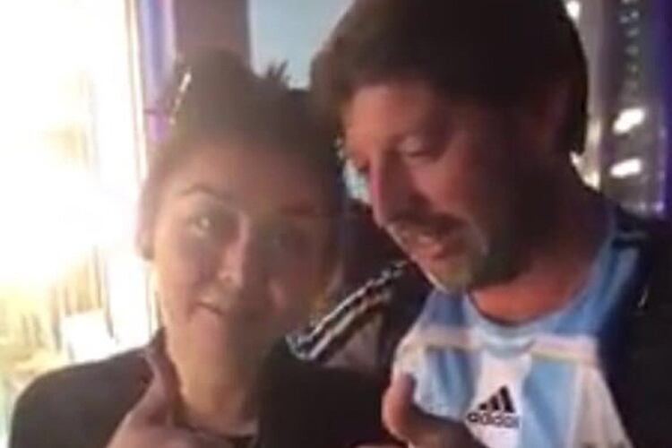 El argentino que se queda queda sin Mundial por un video, en acción.