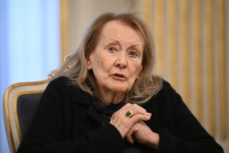 Annie Ernaux, la escritora ganadora del último Nobel de Literatura. Se reeditaron todos sus libros y su obra convoca mucho interés.