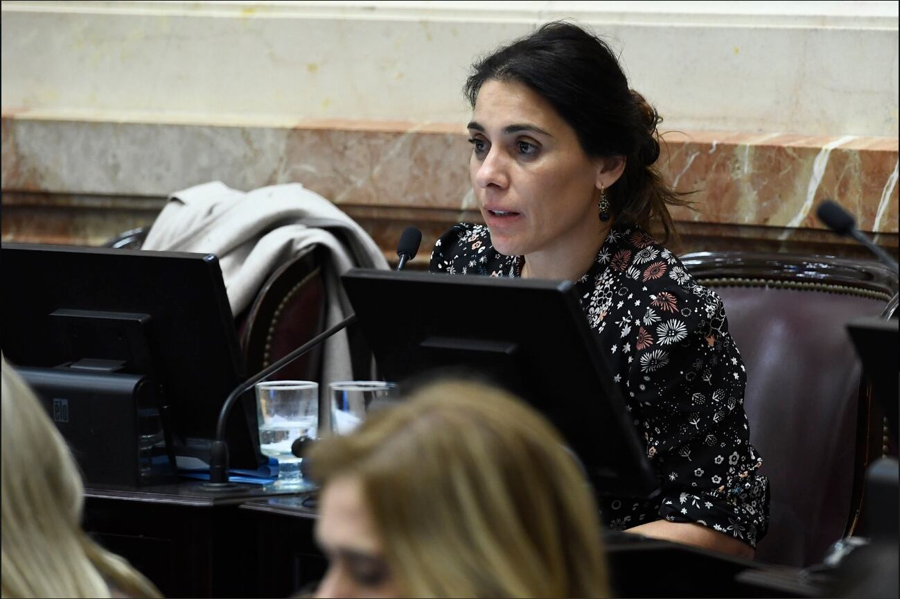 Lucila Crexell, senadora de Neuquén, se fue del bloque macrista de Juntos por el Cambio.