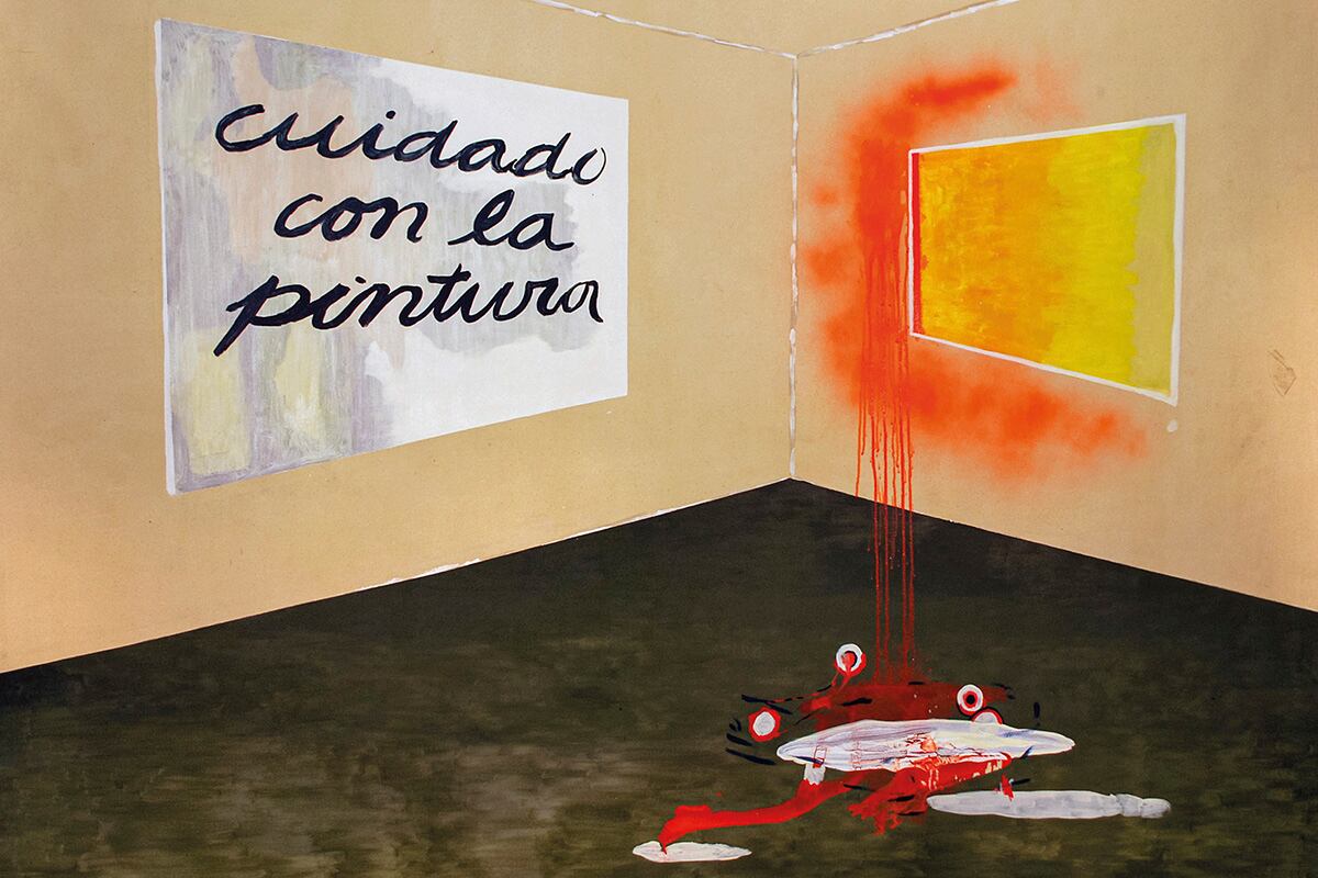 Alejandra Seeber, "Cuidado con la pintura"