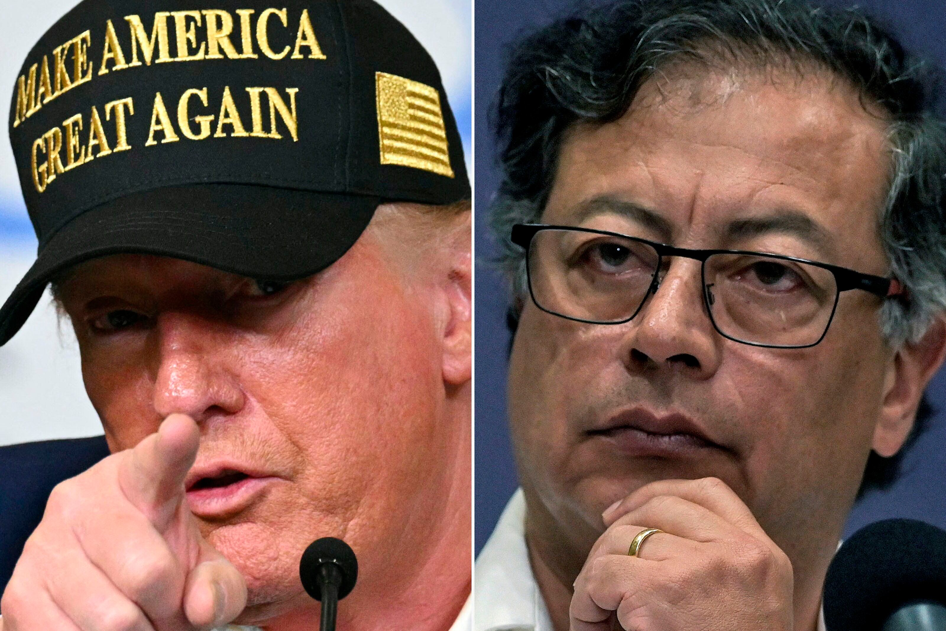"Colombia nunca ha sido grosera con Estados Unidos, pero usted es grosero e ignorante con Colombia", respondió Petro a Trump