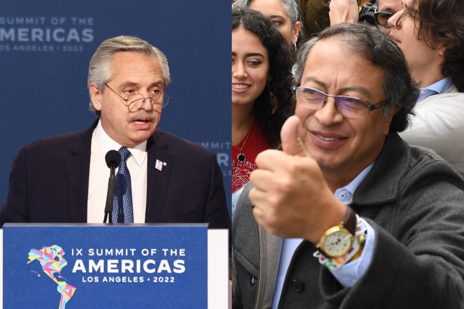 Alberto Fernández encabezó los saludos al triunfo de Gustavo Petro en las redes sociales.