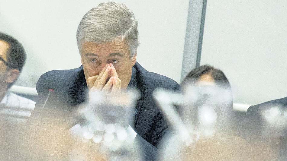 Oscar Aguad sigue sumido en la crisis por la desaparición del submarino ARA San Juan.