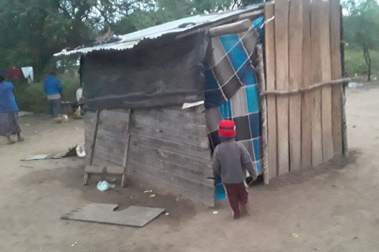 La vivienda de la familia del niño fallecido