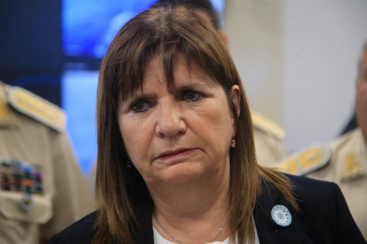 Patricia Bullrich, ministra de seguridad. 