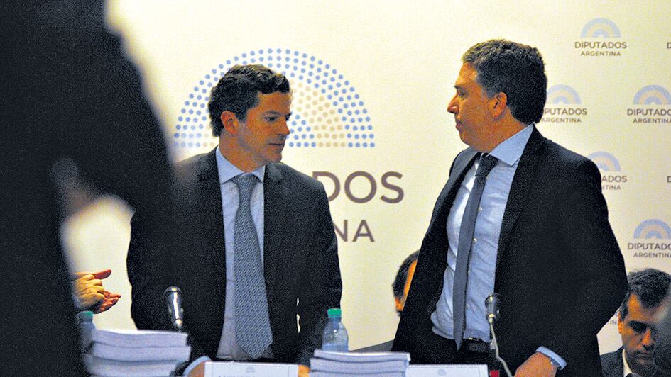 Nicolás Dujovne presentó el Presupuesto en Diputados. Luciano Laspina, titular de la comisión receptora.