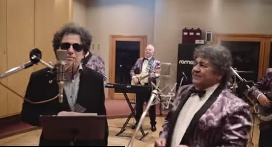 Andrés Calamaro con Los Palmera.