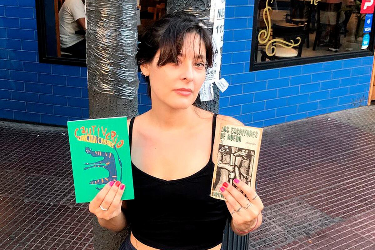 Jacqui Casais, poeta, música y activista antiespecista, es la organizadora de la feria.