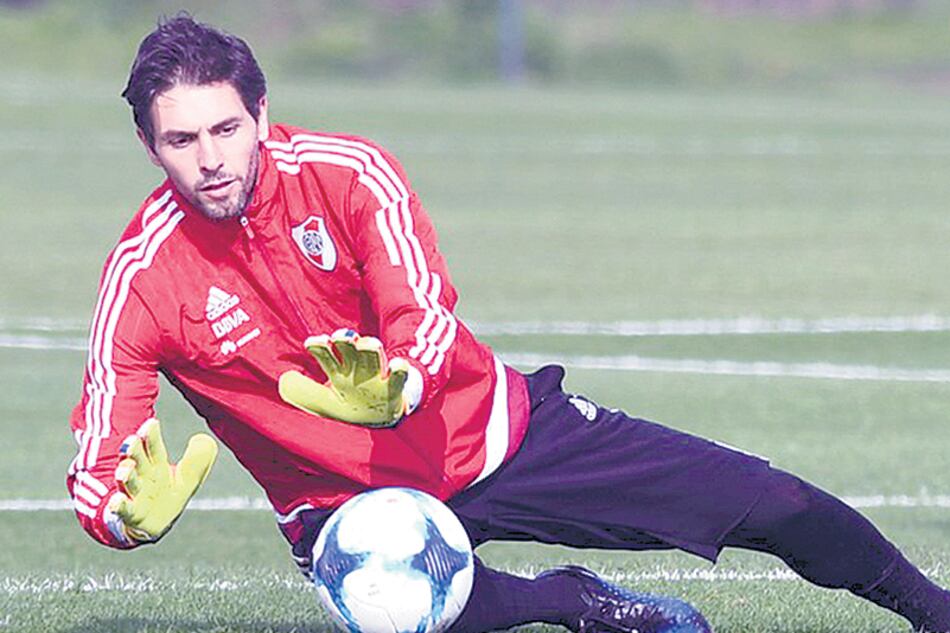 Germán Lux, arquero de River.