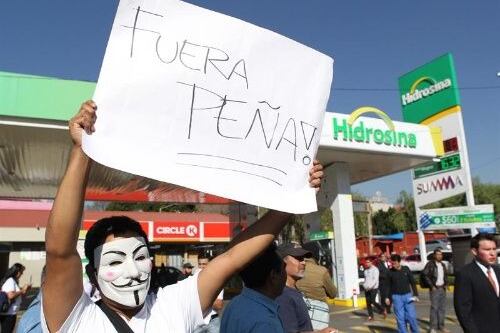 Hubo marchas y cortes en 18 municipios.