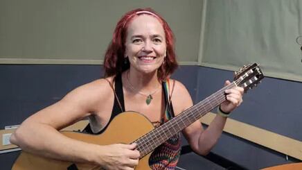 La cantautora Ana Suñé.