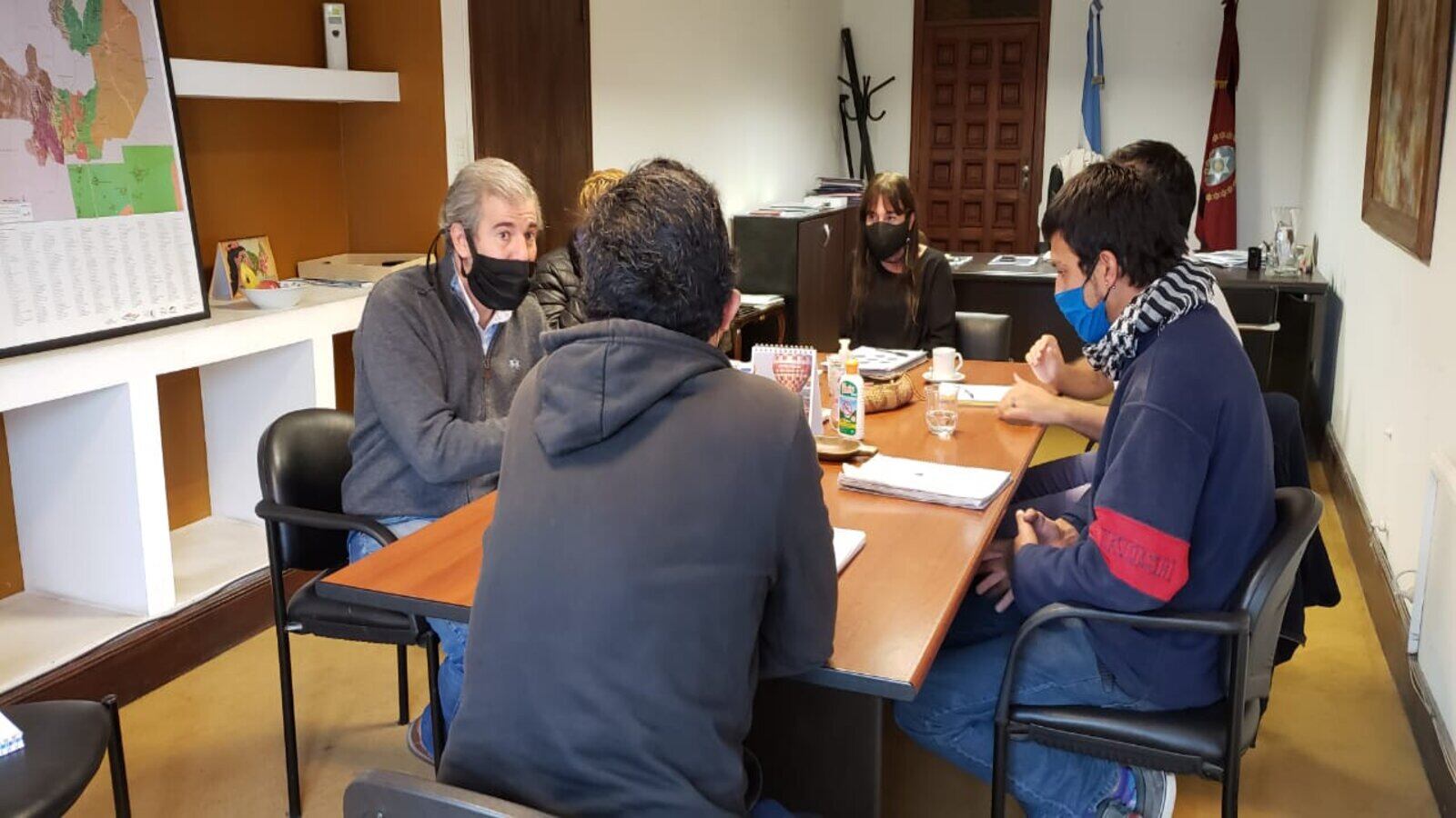 Reunión en el Ministerio de Desarrollo Social