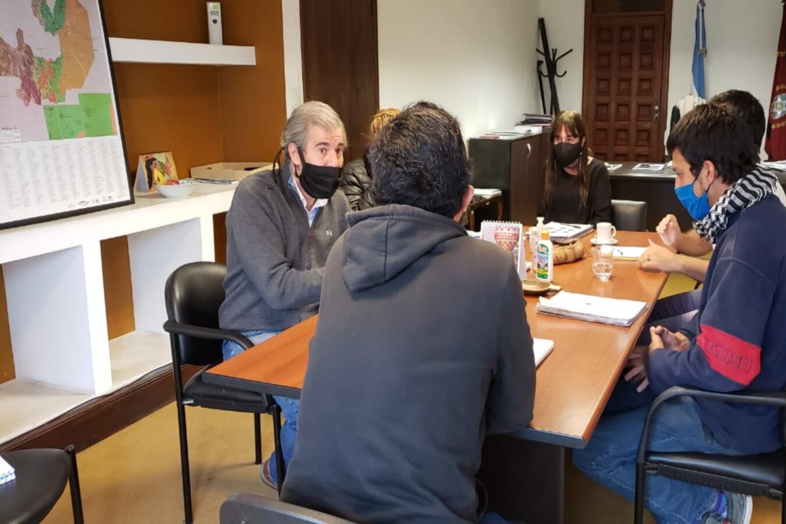 Reunión en el Ministerio de Desarrollo Social