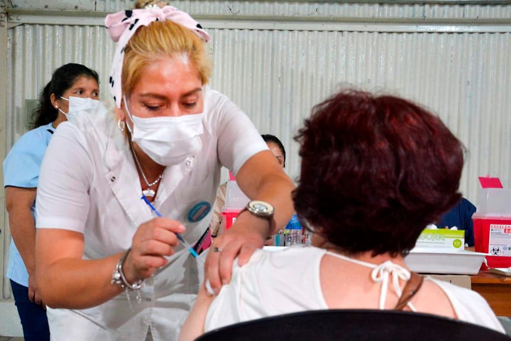 Vacuna anticovid en PBA. Imagen: NA.