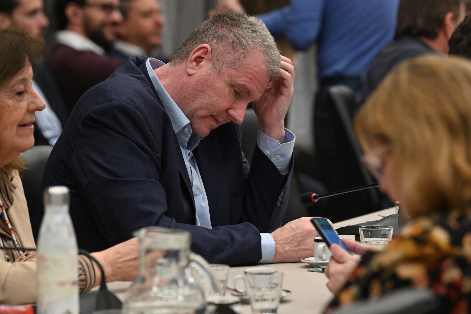 Gerardo Milman participó de la actividad en comisión en la Cámara de Diputados.