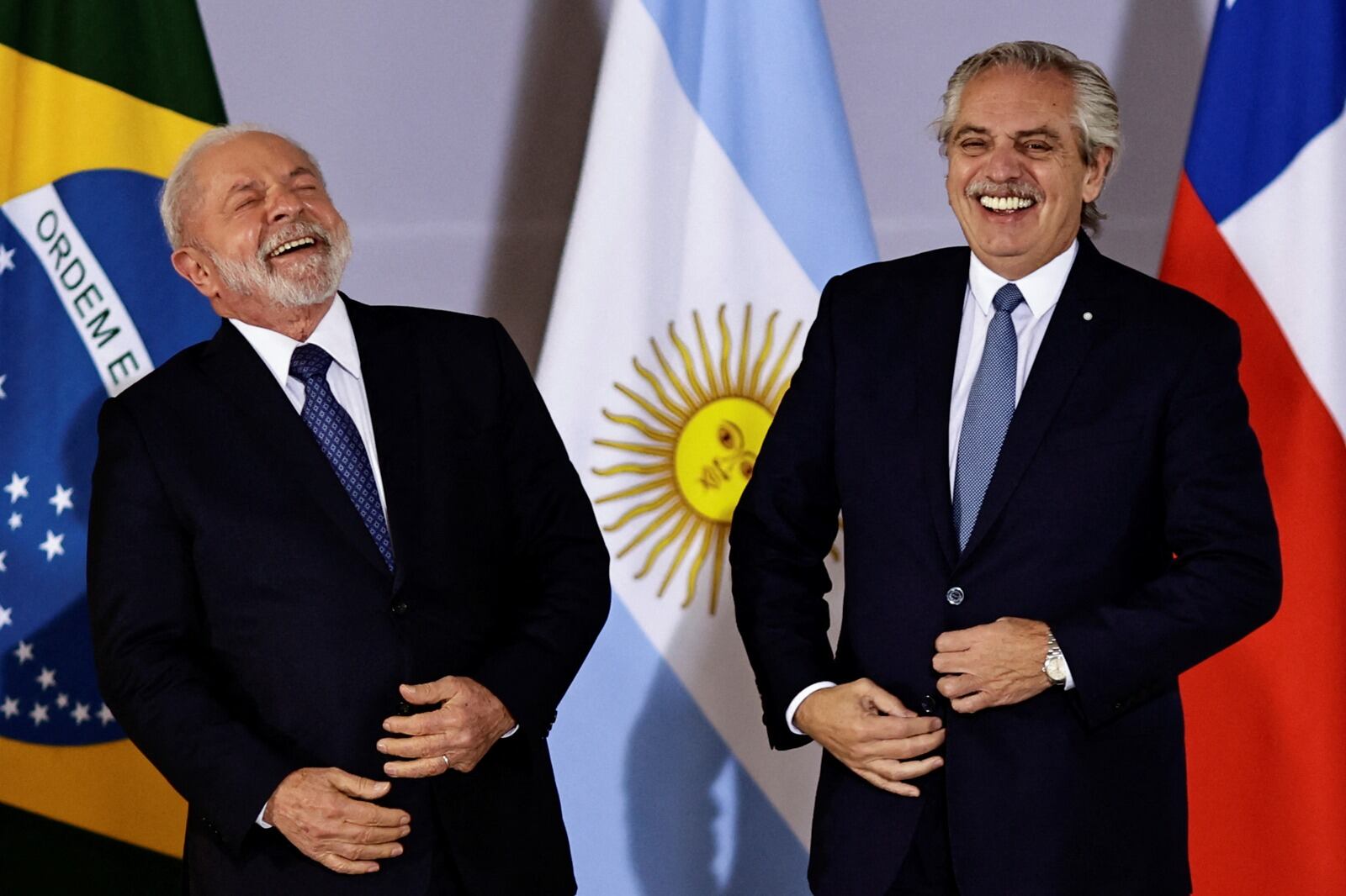 Lula Da Silva y Alberto Fernández, en uno de sus encuentros de este año