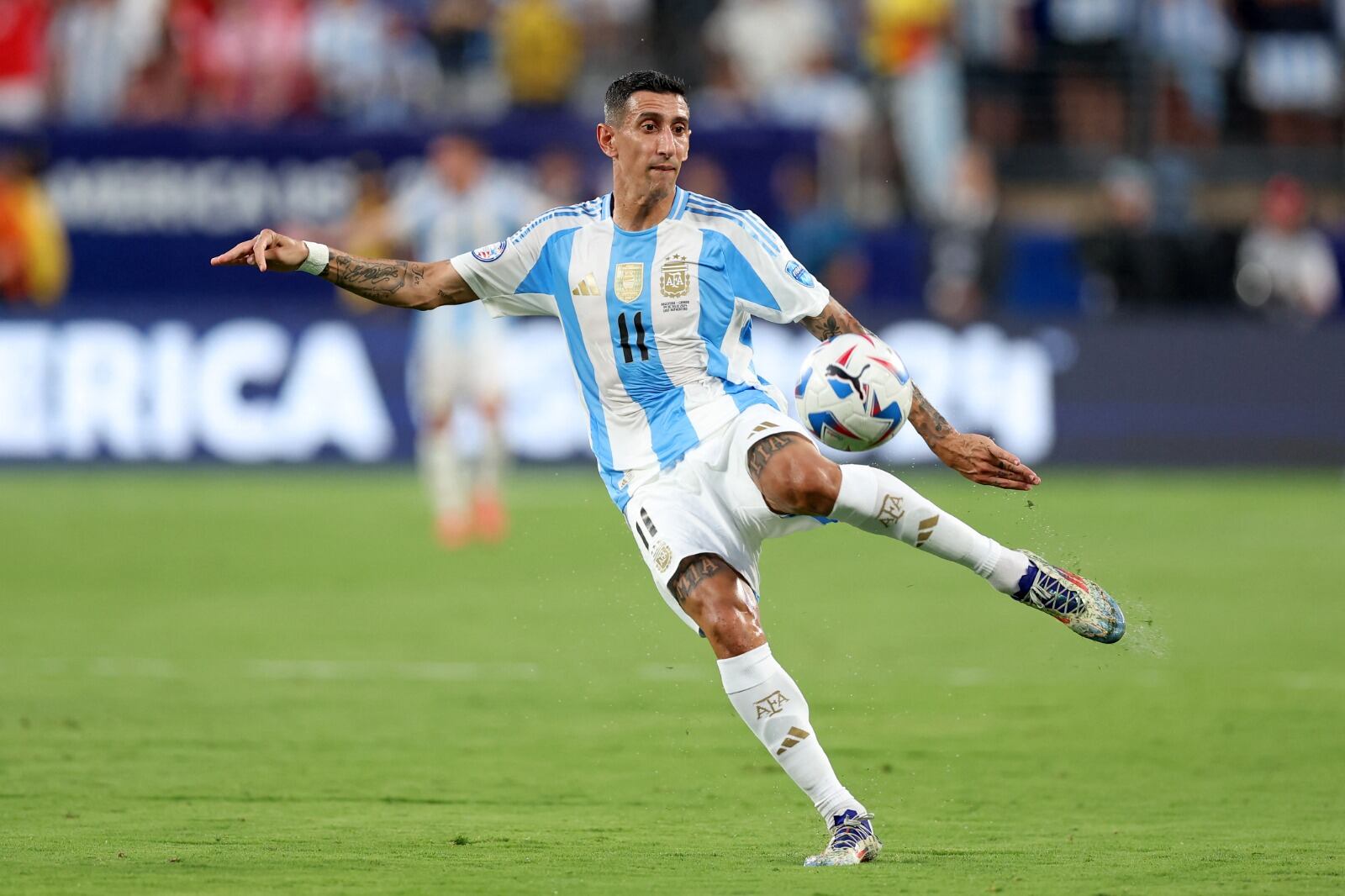 Di María jugará el domingo su último partido con la Selección Argentina